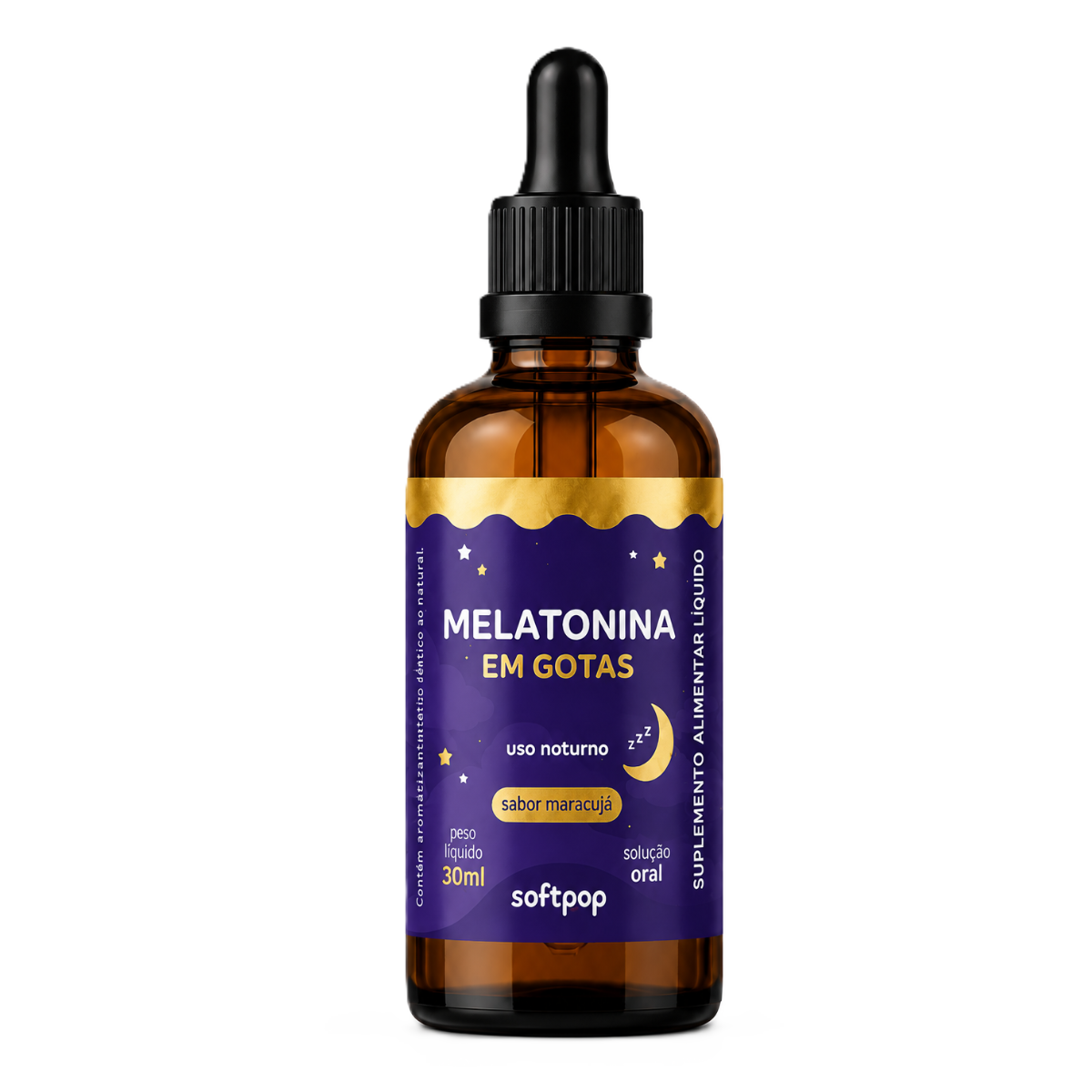 Melatonina em Gotas Sabor Maracujá 30ml